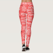 Collants de Noël imprimés partout (Dos)