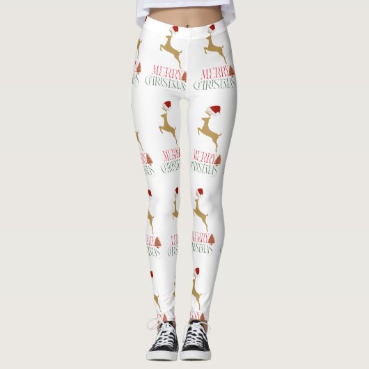 Collants de Noël modernes pour les Fêtes (Devant)