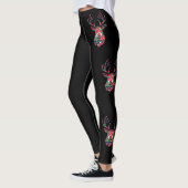 Collants de Noël Pixel Reindeer Ugly Sweater (Gauche)