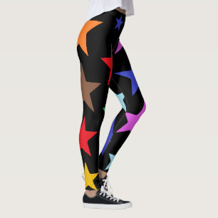Collants de sport de qualité avec de grandes étoil