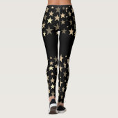Collants de sport de qualité avec des étoiles dess (Dos)
