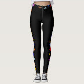 Collants de sport de qualité avec des étoiles sur (Devant)
