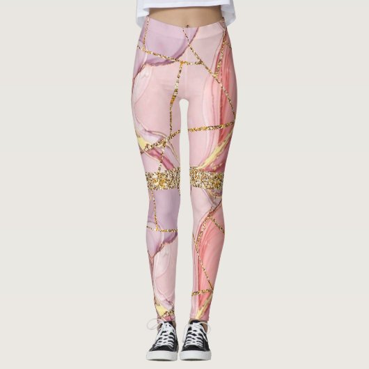 Collants de sport rose Chick (Devant)