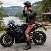 Collants Dragon Rouge