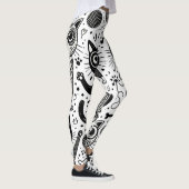 Collants drôles à motif de chat noir et blanc (Droite)