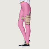 Collants drôles Risque Pink Prude Humour (Gauche)