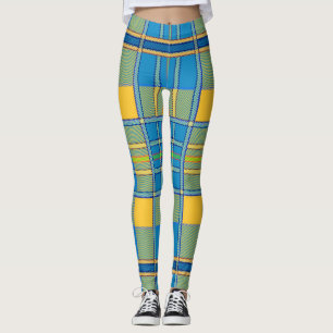 collants écossais à carreaux tartan