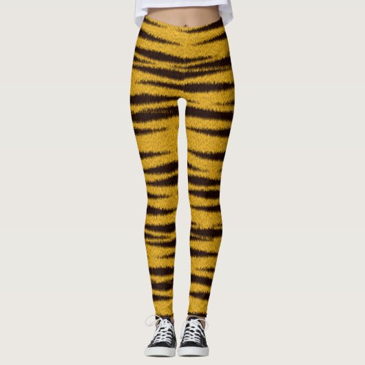 Collants Effet Fourrure de Tigre (Devant)