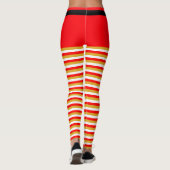Collants élégants de Noël rayés Elfe (Dos)