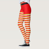 Collants élégants de Noël rayés Elfe (Gauche)