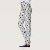 Collants élégants en noir et blanc  (Gauche)