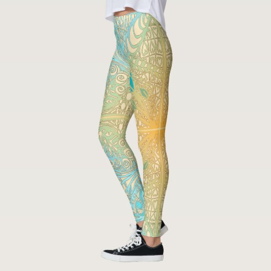 Collants en dentelle avec superposition de rose ca (Gauche)