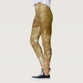 Collants en slime pailleté or (Gauche)