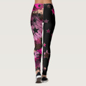 Collants étoile camouflage noir et rose (Dos)