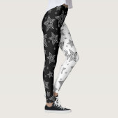 Collants étoile noir et blanc (Droite)