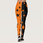 Collants étoile orange et noir (Dos)
