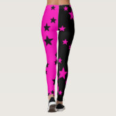 Collants étoile rose et noir (Dos)