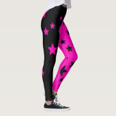 Collants étoile rose et noir (Droite)