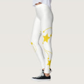 Collants Étoiles Blanches Jaunes (Gauche)
