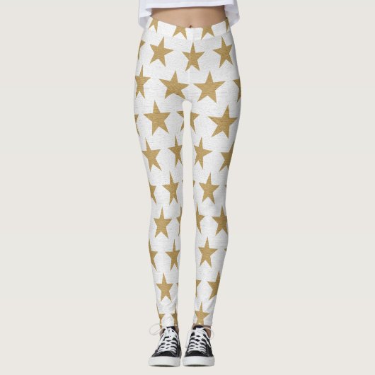 collants étoiles dorées (Devant)