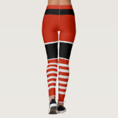 Collants faux chaussettes de Père Noël (Dos)