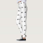 Collants féminins Iris Violet et Blanc (Gauche)