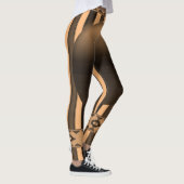 collants femme noir orange (Droite)