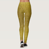 Collants festifs de fêtes/Gold Glitter (Dos)