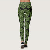 collants feuilles de jungle (Dos)