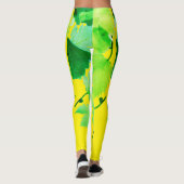 Collants Feuilles de Vigne Vertes Rêveuses (Dos)