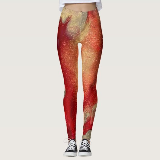 Collants flammes abstraits (Devant)