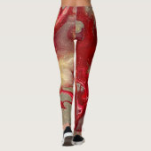 Collants flammes abstraits (Dos)