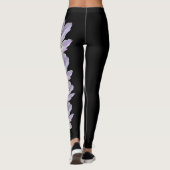 Collants Fleur de Bitterroot Montana Noir (Dos)
