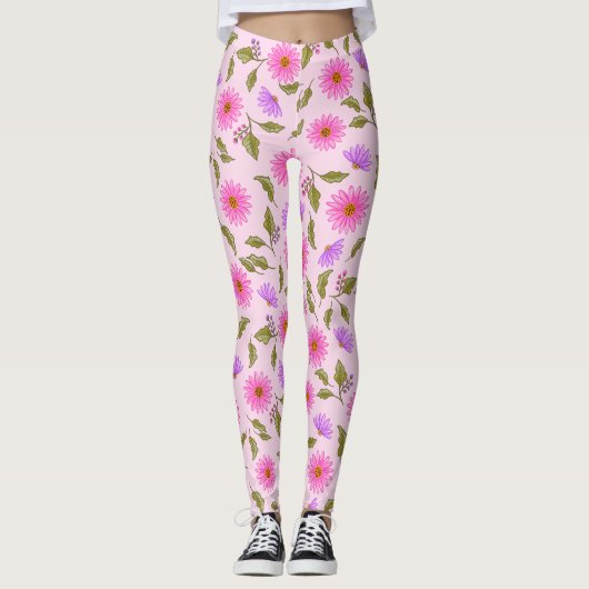 Collants Fleur de Lavande Rose Lacy (Devant)