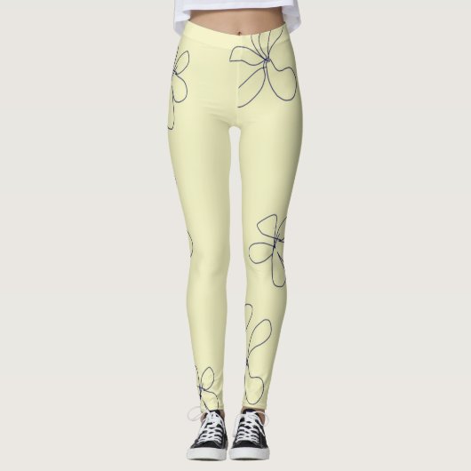 collants fleur jaune (Devant)