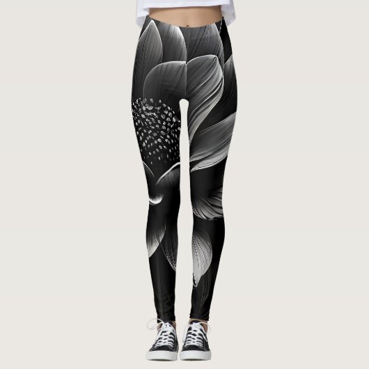 Collants Fleur Sombre Humeur (Devant)