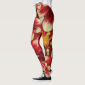 Collants Floral Rouge (Gauche)