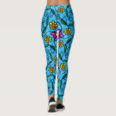 Collants Floraux Abstraits (Dos)