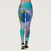 Collants floraux de couleur cool (Dos)
