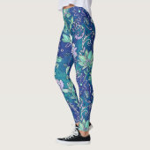Collants floraux de couleur cool (Gauche)