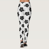 Collants floraux noirs audacieux (Dos)