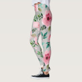 collants floraux pivoine (Gauche)