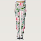 collants floraux pivoine (Devant)