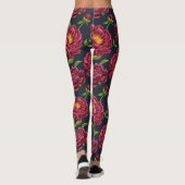 collants floraux pivoine (Dos)