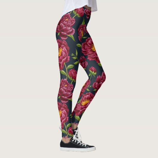 collants floraux pivoine (Droite)