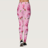collants floraux pivoine (Dos)