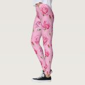 collants floraux pivoine (Gauche)