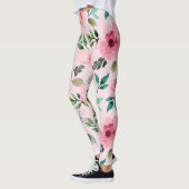 collants floraux pivoine (Gauche)