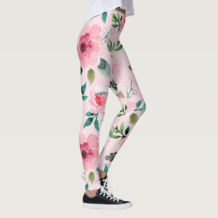collants floraux pivoine