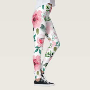 collants floraux pivoine